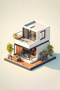 Ilustrasi rumah