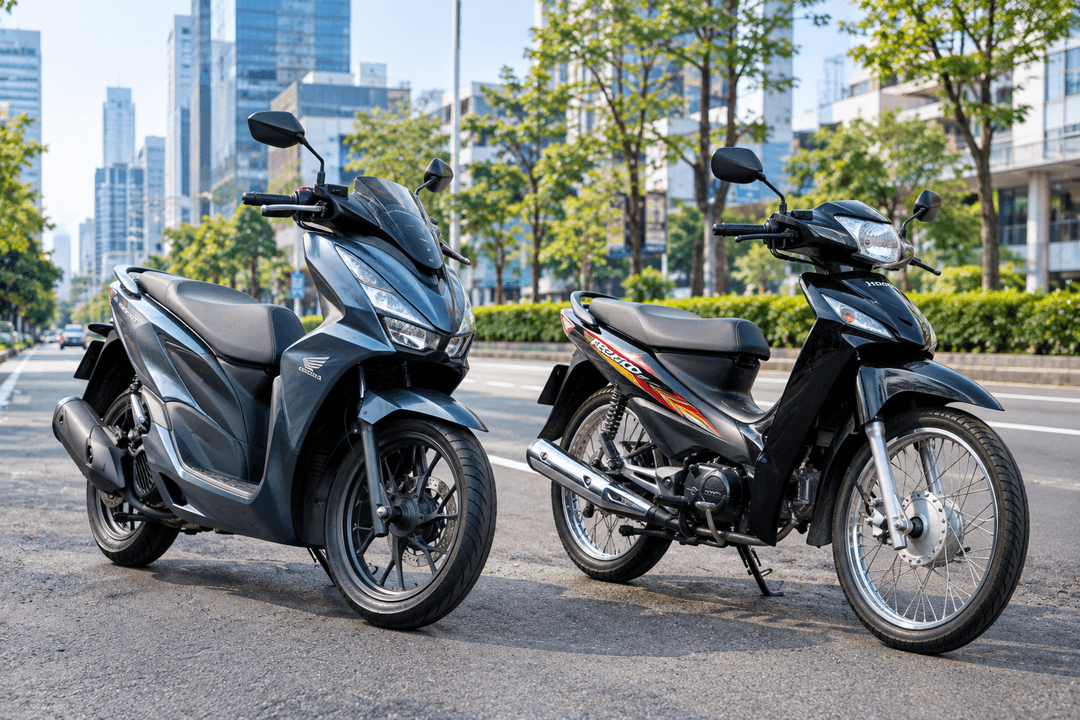 Pilih Motor Matic atau Motor Bebek untuk Operasional Harian?