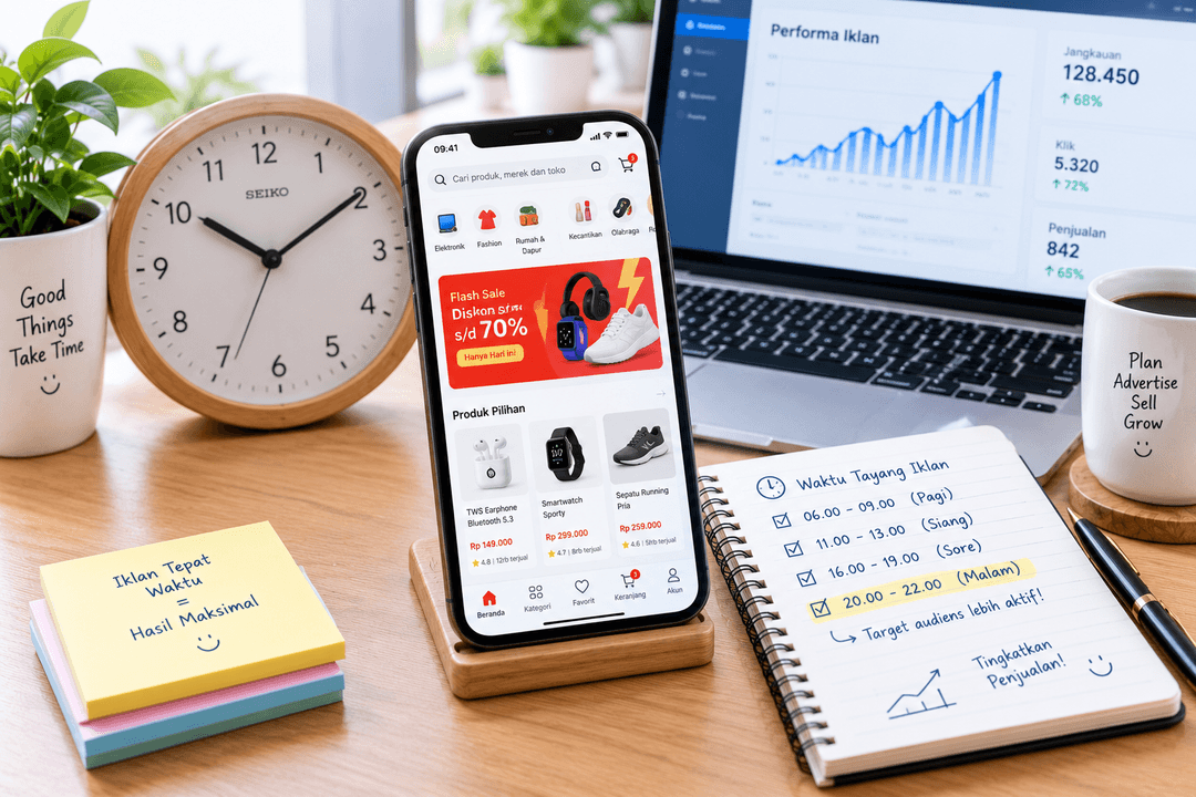 Waktu Paling Efektif Pasang Iklan Online Agar Banyak Dilihat Pembeli
